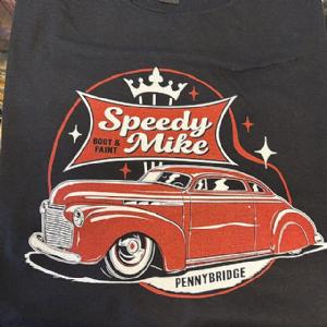 SPEEDY MIKE T-SHIRT - CUSTOM CAR 2 thumbnail