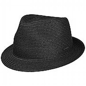 STETSON HATT - DAWSON TOYO TRILBY STRAWHAT BLACK