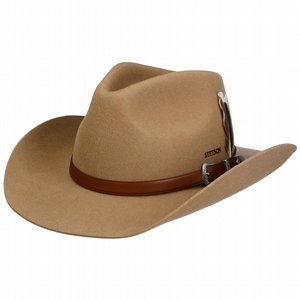 STETSON HATT - LIMINGTON WESTERN WOOLFELDT HAT CAMEL