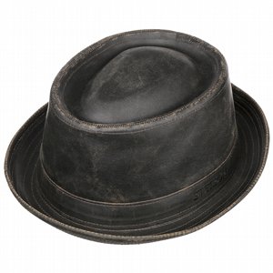 STETSON HATT - ODENTON PORK PIE CLOTH HAT BRUN 2 thumbnail