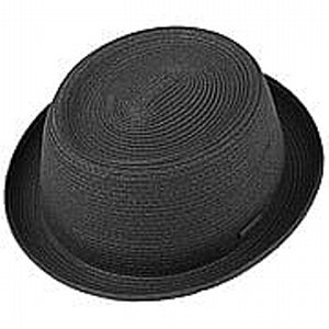 STETSON HATT - PORK PIE TOYO STRAW BLACK 2 thumbnail