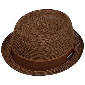 STETSON HATT - PORK PIE TOYO STRAW BROWN 2 thumbnail