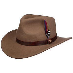 STETSON HATT - WESTERN WOOLFELDT HAT BRUN