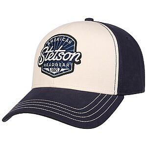 STETSON KEPS - BASEBALL CAP AMERICAN HEADGEAR 1865 BLUE/NAVY