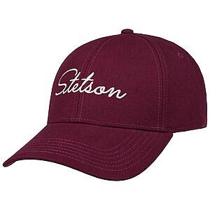 STETSON KEPS - BASEBALL CAP CLASSIC LETTERING RED