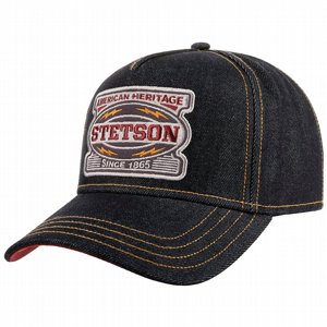 STETSON KEPS - BASEBALL CAP DARK DENIM