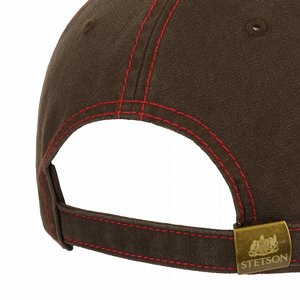 STETSON KEPS - BASEBALL CAP VINTAGE DISTRESSED BROWN 2 thumbnail