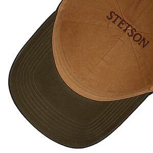 STETSON KEPS - BASEBALL CAP WAXED COTTON BLACK 3 thumbnail