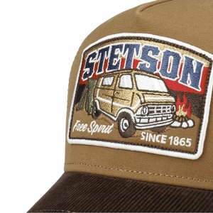 STETSON KEPS - BY THE CAMPIRE TRUCKER CAP BROWN 3 thumbnail