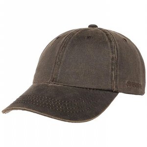STETSON KEPS - STATESBORO OLD COTTON CAP BROWN