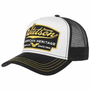 STETSON KEPS - TRUCKER CAP AMERICAN HERITAGE BLACK