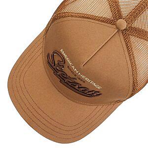 STETSON KEPS - TRUCKER CAP AMERICAN HERITAGE CLASSIC BROWN 2 thumbnail