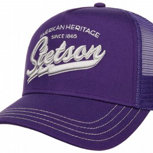 STETSON KEPS - TRUCKER CAP AMERICAN HERITAGE CLASSIC LILLA