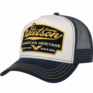STETSON KEPS - TRUCKER CAP AMERICAN HERITAGE NAVY