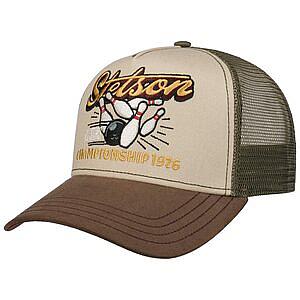STETSON KEPS - TRUCKER CAP CHAMPION OLIVEGREEN