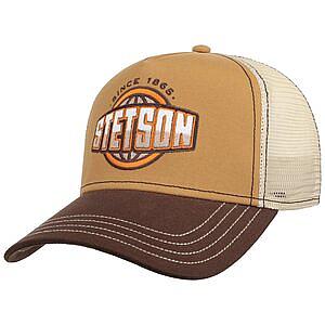 STETSON KEPS - TRUCKER CAP CLASSIC GLOBE BRUN