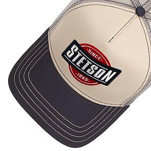 STETSON KEPS - TRUCKER CAP CLASSIC POINT NAVY/GREY 2 thumbnail