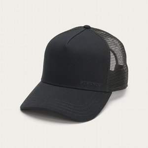 STETSON KEPS - TRUCKER CAP COTTON BLACK 2 thumbnail