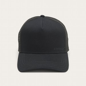 STETSON KEPS - TRUCKER CAP COTTON BLACK