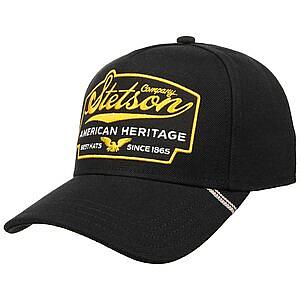 STETSON KEPS - TRUCKER CAP EAGLE BLACK