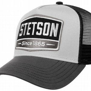 STETSON KEPS - TRUCKER CAP GASOLINE svart/gr