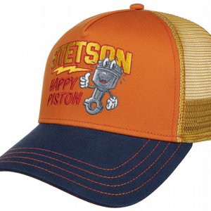 STETSON KEPS - TRUCKER CAP HAPPY PISTON