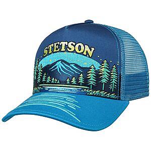 STETSON KEPS - TRUCKER CAP LANDSCAPE NAVY/BLUE