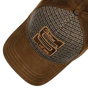 STETSON KEPS - TRUCKER CAP OILY GOAT CASHNERE /WOOL BROWN 2 thumbnail