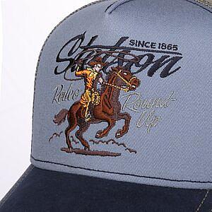 STETSON KEPS - TRUCKER CAP RODEO ROUND UP NAVY/BLUE 4 thumbnail