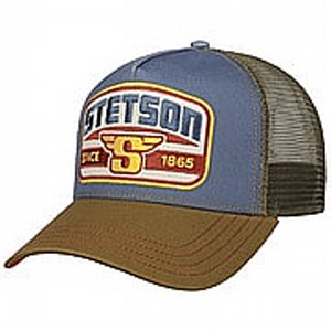STETSON KEPS - TRUCKER CAP SINCE 1865 S BRUN/BL�