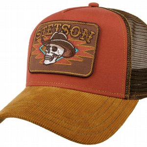 STETSON KEPS - TRUCKER CAP SKULL