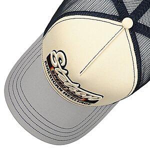 STETSON KEPS - TRUCKER CAP SPEED SHOP GREY/YELLOW 2 thumbnail