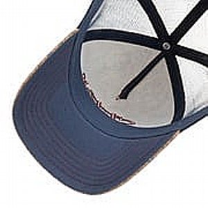 STETSON KEPS - TRUCKER CAPVINTAGE PRINT BLUE/BROWN 3 thumbnail