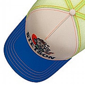 STETSON KEPS - TRUCKER KEPS BARISTA COFFEE TIME BEIGE/BL� 2 thumbnail