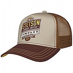 STETSON KEPS - TRUCKER KEPS COWBY COFFEE BORDEAUX