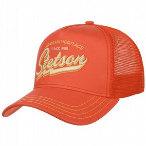 STETSON KIDS KEPS - TRUCKER CAP AMERICAN HERITAGE CLASSIC CORAL