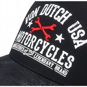 VON DUTSCH KEPS - Motorcycles Black Trucker 4 thumbnail